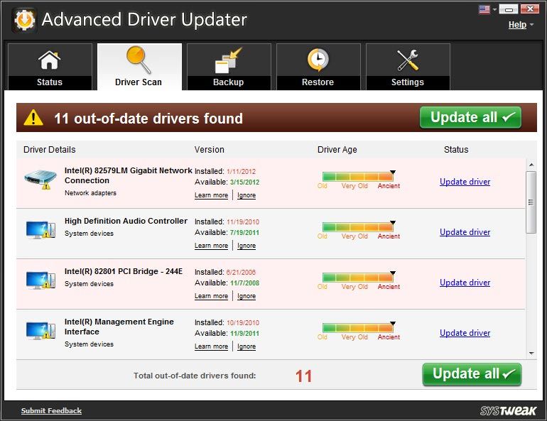 SysTweak Advanced Driver Updater Crack - hashmipc.org